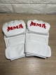 Перчатки для смешанных единоборств MMA взрослые белые - изображение 4