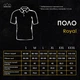 Футболка поло Royal Pobedov мужская с воротником XXXL черная (26313) - изображение 9