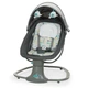 Крісло-шезлонг для немовлят з електро-заколисуванням Mastela 8105 Serious Grey (механізм гойдання: поворотний, 3в1) - изображение 1