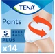 Урологические трусы-подгузники для взрослых Pants Plus, размер S, 6 капель, 14 шт. - Tena 14шт (1255268-31623960) - изображение 1