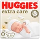 Підгузники Extra Care, розмір 0 (до 3,5 кг), 25 шт. - Huggies 25шт (1240964-31017481) - изображение 1