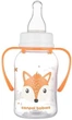 Стандартная бутылочка с ручками "Cute Animals", 120 мл, оранжевая - Canpol Babies 120ml (1378897-31339941) - изображение 2