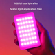 Портативне RGB підсвічування M140 із затискачем (12×7 см, 2700-6500K, Ra85+) - зображення 5