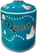 Газовый баллон - картридж для туристических плит и горелок Quest 450 г (Q-G450) - изображение 1