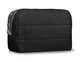 Косметичка стеганая, черная "Classy" - MAKEUP Cosmetic Bag Black (1113078-27054393) - изображение 1