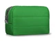Косметичка стеганая, зелёная "Classy" - MAKEUP Cosmetic Bag Green (1113071-27056532) - изображение 1