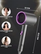 Мощный фен для сушки и укладки волос Powerful hair dryer LY-335 2000 Вт Серый - изображение 3