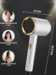Потужний фен для сушки і укладання волосся Powerful hair dryer LY-335 2000 Вт Білий - зображення 3