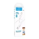 Кабель HOCO X87 Magic silicone PD charging data cable USB to Lightning 2.4A 1m White (6931474783189) - изображение 4