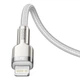 Кабель Baseus Cafule Series Metal Data Cable Type-C to Lightning PD 20W 2m White (CATLJK-B02) - изображение 6