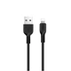 Кабель HOCO X13 USB to Lightning 2.4A 1m PVC connectors Black (6957531061144) - зображення 1
