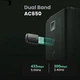 Wi-Fi адаптер 433 Мбит/с UGREEN CM448 Чорний (UGR-20204) - зображення 4