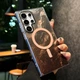 Протиударний Чохол TPU Shiny Mountain (MagFit) для Samsung Galaxy S24 Ultra Chocolate - зображення 2