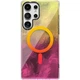 Протиударний Чохол TPU Shiny Mountain (MagFit) для Samsung Galaxy S24 Ultra Yellow / Pink - зображення 1