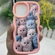 Протиударний Чохол TPU Cloudy Pictures для Apple iPhone 15 (6.1") Kittens - зображення 2
