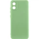 Чехол TPU GETMAN Liquid Silk Full Camera для Motorola Moto E13 Зеленый / Pistachio - изображение 1