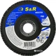 Круг зачистной лепестковый S&R Meister 125x22.2 мм зерно 80 мм (136125080) - изображение 1