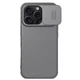 Чохол Nillkin CamShield Pro для iPhone 16 Pro карбоновий, зі шторкою камери Айфон 16 про Titanium Gray - зображення 1