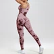 Комплект для фітнесу топ та легінси з Push-Up ефектом рожевий XL - зображення 8