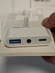 OTG перехідник адаптер iOS iPhone iPad c USB флеш SSD Диск мікрофон Lightning Type-C айфон Білий - зображення 5
