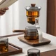 Чайник для заварювання TeaPot D-41 Automatic tea maker 300/400ml Transparent gray - изображение 4