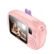Детская цифровая фотокамера Hoco DV205 Dual-camera Pink - изображение 5