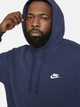 Bluza męska z kapturem Nike M Nsw Club Hoodie Po Bb BV2654-410 M Granatowa - obraz 3
