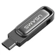 Флеш накопитель USAMS US-ZB346 USB3.2 Type-C High-Speed Flash Drive With Dual Ports 32Gb Tarnish - изображение 5