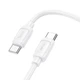Дата кабель Hoco X115 Surpass Type-C to Type-C 60W (1m) White - зображення 3