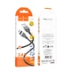 Дата кабель Hoco X109 Energy silicone USB to MicroUSB (1m) Black - зображення 5
