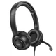 Накладні навушники Hoco W112 Pures (3.5mm/1.8m) Black - изображение 4