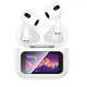 Бездротові TWS навушники Hoco EW81 Elegant with Touch Screen ANC White - зображення 3