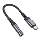 Перехідник Адаптер BOROFONE BV24 Type-C (USB-C male to 3.5mm) (15cm) audio converter Сірий - зображення 1