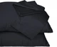 Набор MirSon №2959 Line Satin Light Pro Два одеяла летних Семейных 155x215 см 10-006 Black Eco-Soft + две наволочки 50х70 см + простынь 220х240 см (2200010973129) - изображение 6