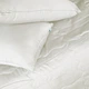 Набір MirSon №2994 Line Satin Premium Дві ковдри літні Сімейних 143x210 см 0001 Moko White Бавовна + дві наволочки 50х70 см + простирадло 220х240 см (2200010978421) - зображення 2