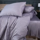 Набор MirSon №3004 Line Satin Premium Два одеяла летних Семейных 143x210 см 0251 Skyline Эвкалипт + две наволочки 50х70 см + простынь 220х240 см (2200010982862) - изображение 5