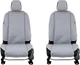Накидки на сидіння автомобіля EVAtech ECO Max 2 шт Сірі з сірою ниткою, сірий кант (SCASMDGGG) - зображення 3