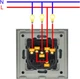 3-клавишный выключатель 1DAL Белый (P86-SW3G.WT) - изображение 6