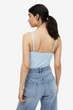 Майка для кормящих H&M XL голубой 13051039096 - изображение 4