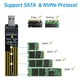 Плата-Адаптер M2 SSD M.2 -> USB 3.1 Sata+Nvme Ngff M2 2230 2242 2260 2280 Nvme M.2 JMS583 до 2 Тб Черный - изображение 2