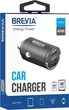Автомобільний зарядний пристрій з швидкою зарядкою для телефона Brevia ePower NanoMetal 40W 2xUSB-C (46040DCMB) - зображення 5
