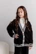 Дитячий кардиган зі смужкою ART KNIT чорний, 140-146см 039540 - зображення 8