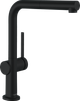 Смеситель для кухонной мойки с выдвижным душем HANSGROHE TALIS M54 72845670, черный матовый - изображение 2