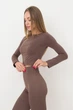 Кроп-топ Giulia 46/48(L/XL) Коричневый (113716) - изображение 2