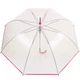 Парасолька тростина напівавтомат Umbrella Cane 60 см (R25584) Малиновий - зображення 2
