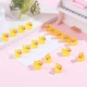 Утята пластиковые мелкие 16x18mm, 100шт комплект, Yellow-Transparent - изображение 5