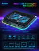 Охлаждающая подставка для ноутбука Dyxon MEGAFREEZE 15 Gaming Pro RGB Illumination Black (DXNMGFGP15B) - изображение 2