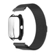 Комплект для годинника Amazfit GTS4 чорний (чохол + металевий ремінець 20 мм) - зображення 1