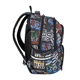 Рюкзак молодіжний CoolPack Spiner Big City "Написи" 41x30x13 см чорний (F001673) - зображення 2