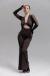 Комбінезон для танців хілз і тверк Diva Maxi Chocolate XS Коричневий (12055-XS) - изображение 7